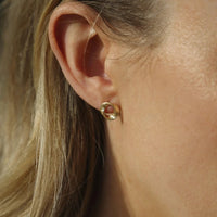 Gold Cypress Earrings Gold