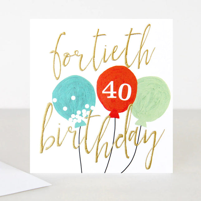 40th Birthday Card