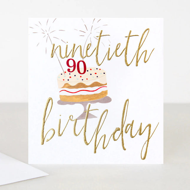 90th Birthday Card