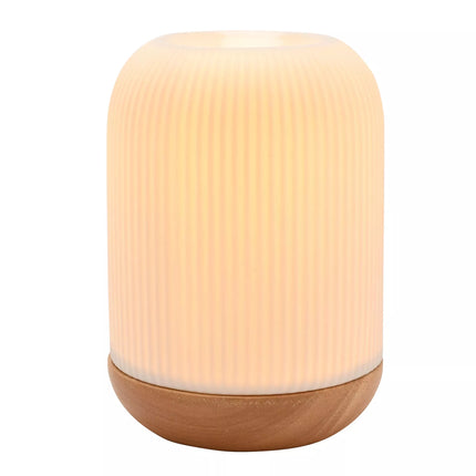 Striped Wax Melter Lamp