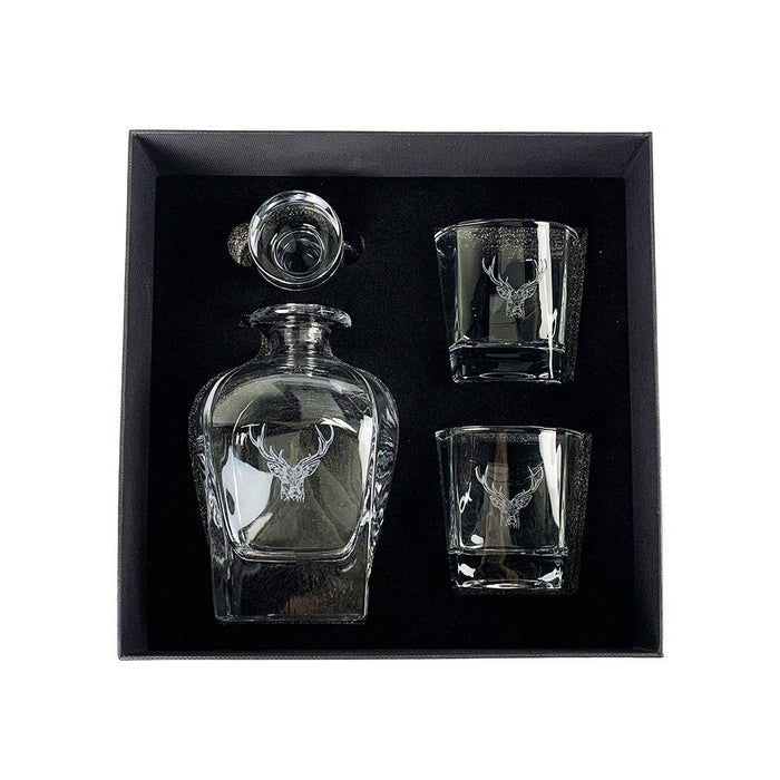 Stag Prince Decanter & Glass Set