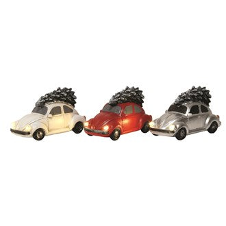 LED Beetle Car 7cm - 3 Assorted