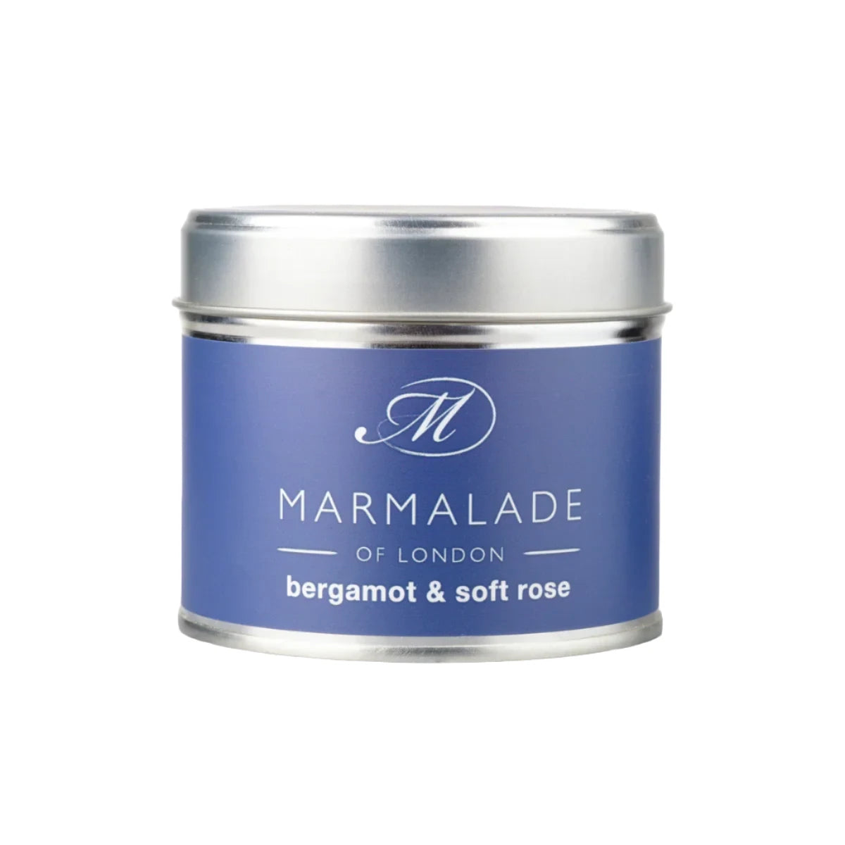 Bergamot & Soft Rose Medium Tin Candle