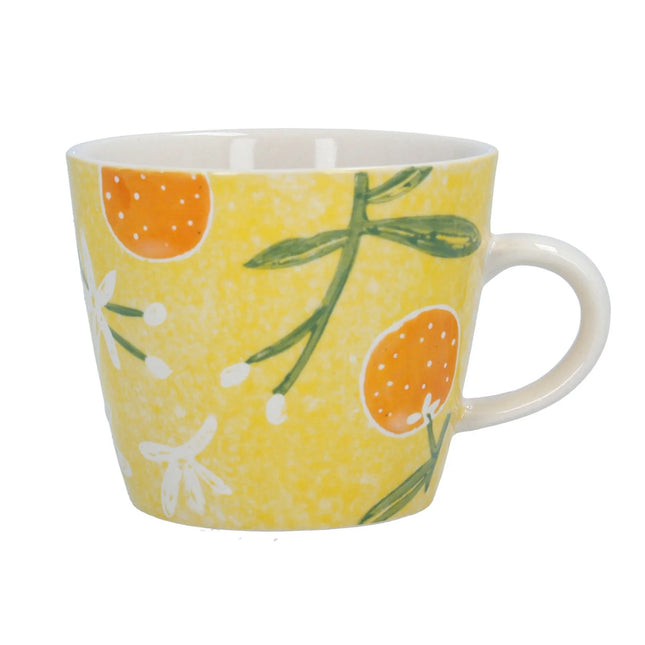 Stoneware Mug - Orange Blossom