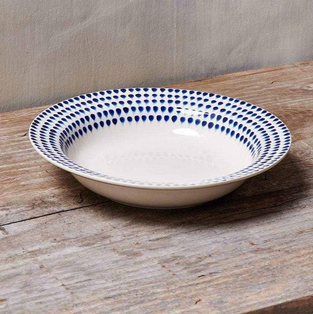 Indigo Drop Pasta Bowl