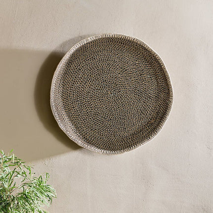 Sadie Basket Wall Art - Black & Natural Large