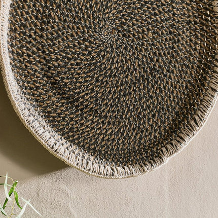 Sadie Basket Wall Art - Black & Natural Large