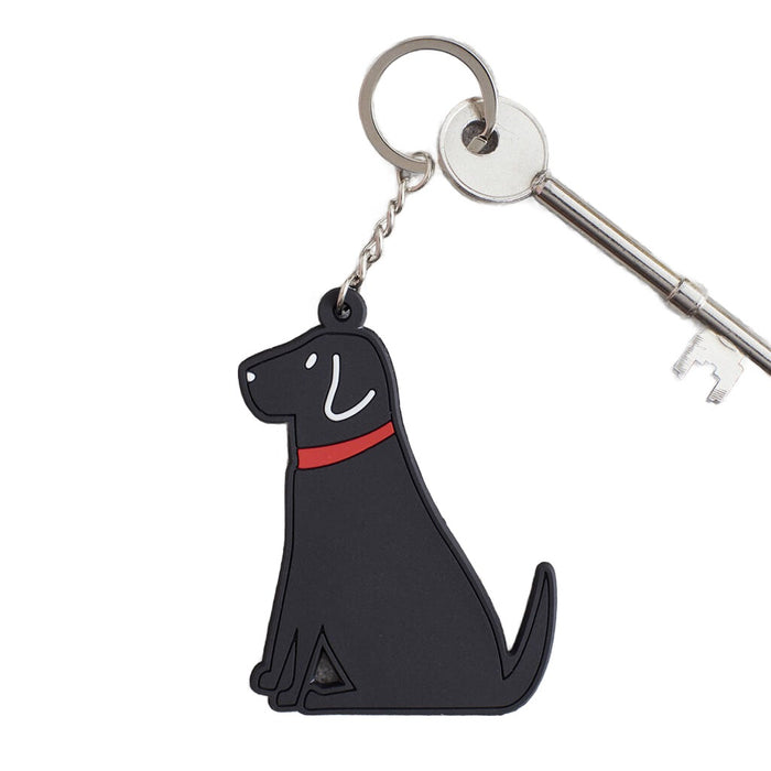 Black Labrador Keyring