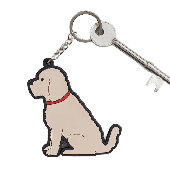 Apricot Cockapoo Keyring