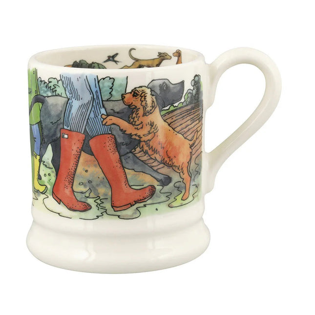 Good Life Favourite Dog Walks 1/2 Pint Mug