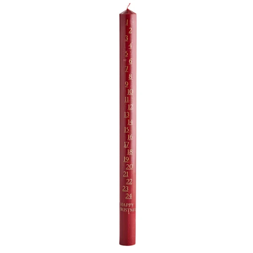 Advent Candle Red 7/8x12