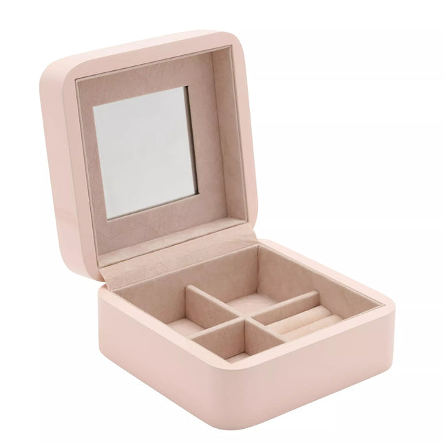 Pink Jewellery Box With Lift Up Lid and