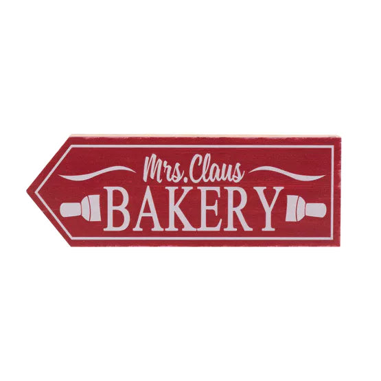 Mrs Claus Bakery Plaque