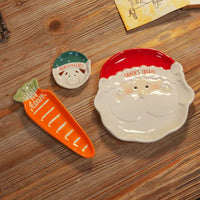 Santa, Carrot and Cookie Dishes