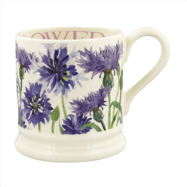 Flowers Cornflower 1/2 Pint Mug