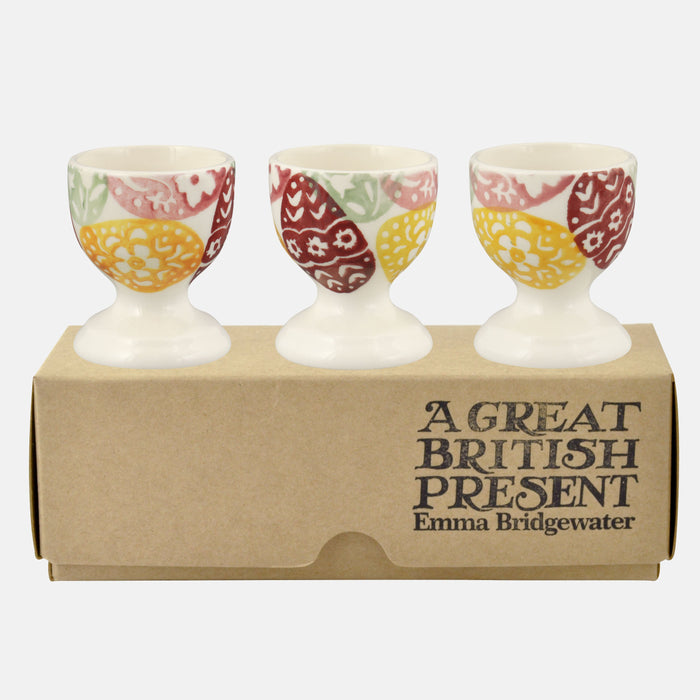 Easter Eggs Set of 3 Egg Cups Boxed