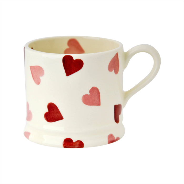 Pink Hearts Small Mug