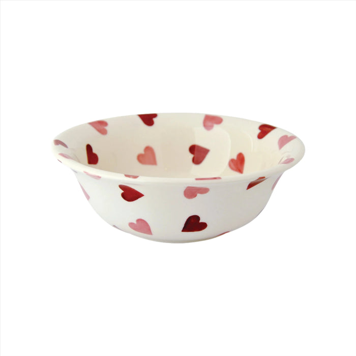 Pink Hearts Cereal Bowl