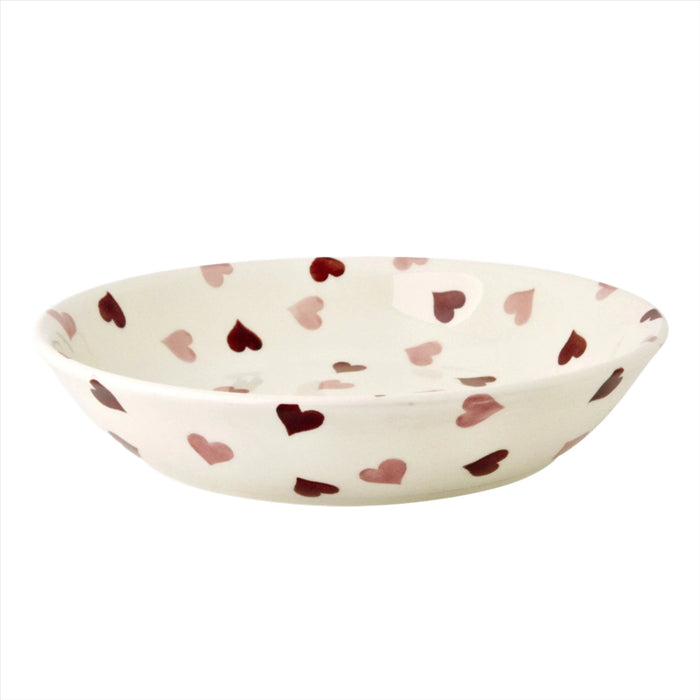 Pink Hearts Medium Pasta Bowl