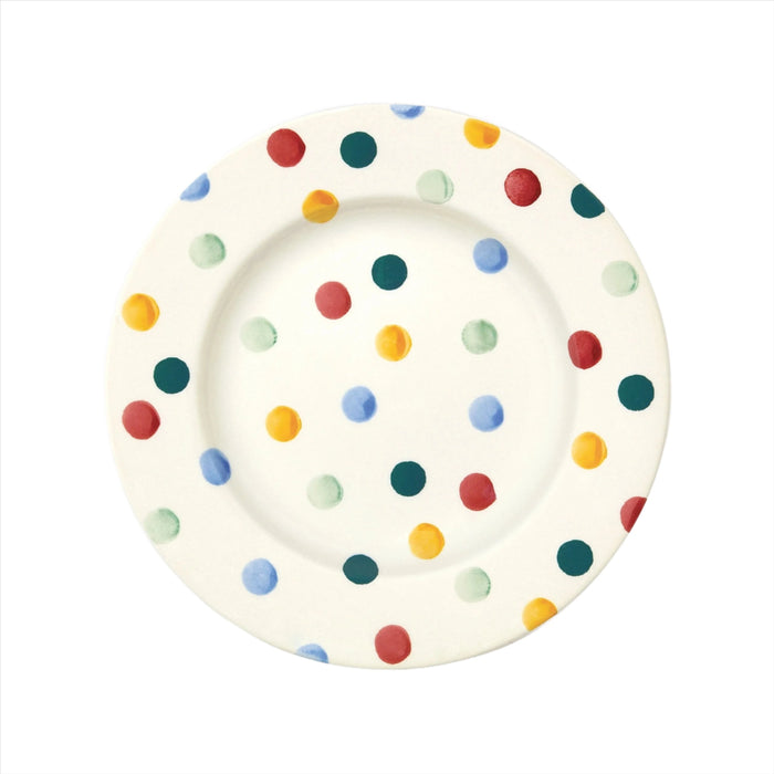 Polka Dot 8 1/2 Inch Plate