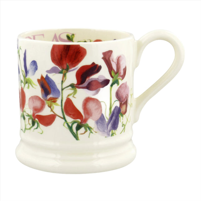 Flowers Sweet Pea Multi 1/2 Pint Mug