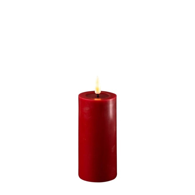 Bordeaux LED Candle D 5 10cm