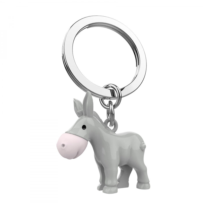 Grey Donkey Keyring