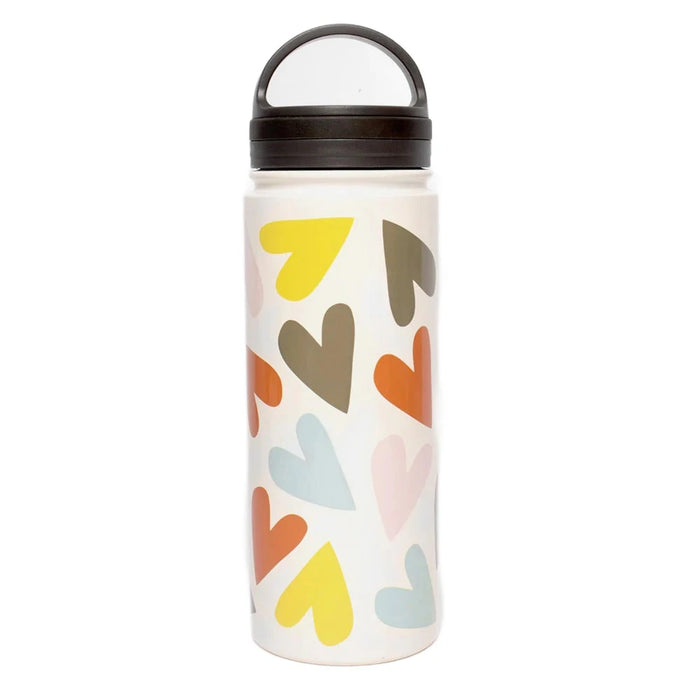 Multi Heart Metal Water bottle