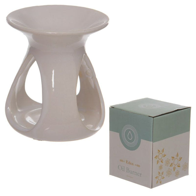 White Tear Drop Ceramic Wax Melter