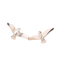 Sterling Silver Bird Stud Earrings