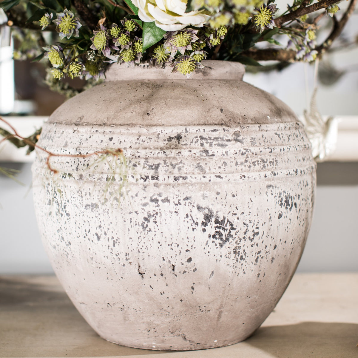 Birkdale Stone Rounded Vase – Cornucopia Worcester