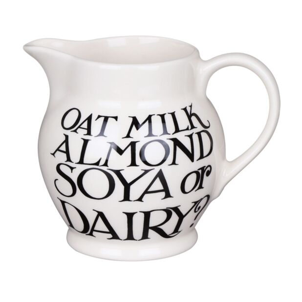 Black Toast Soya or Dairy 1/2 Pint Jug