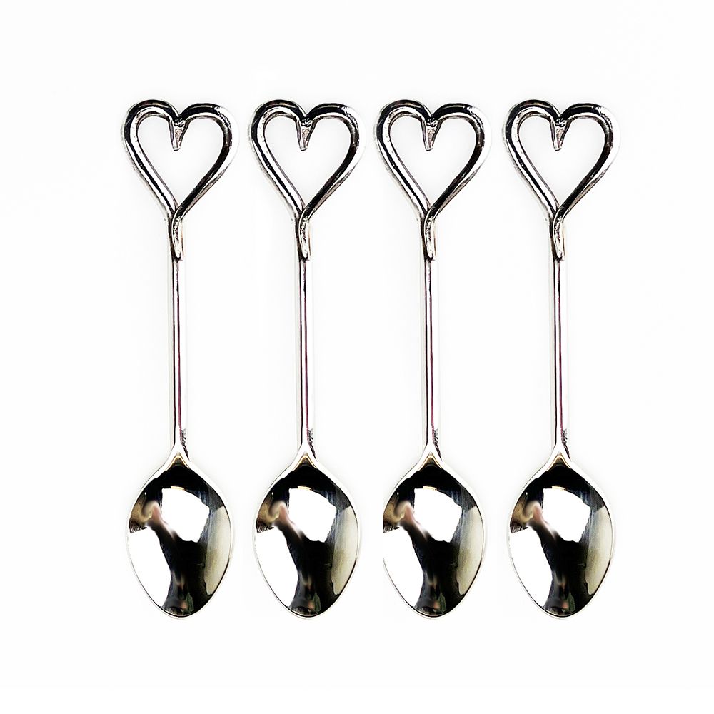 Love Heart Spoons - Set of Four
