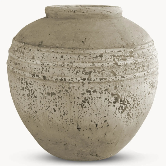 Birkdale Stone Rounded Vase