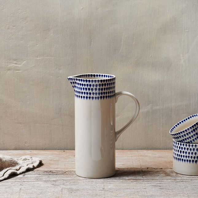 Indigo Drop Jug