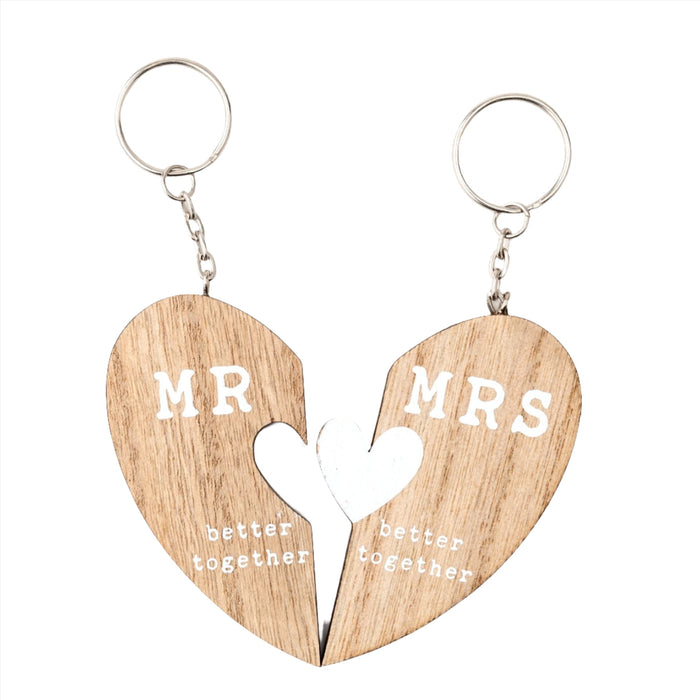 Pair of Mr & Mrs  Keyring's